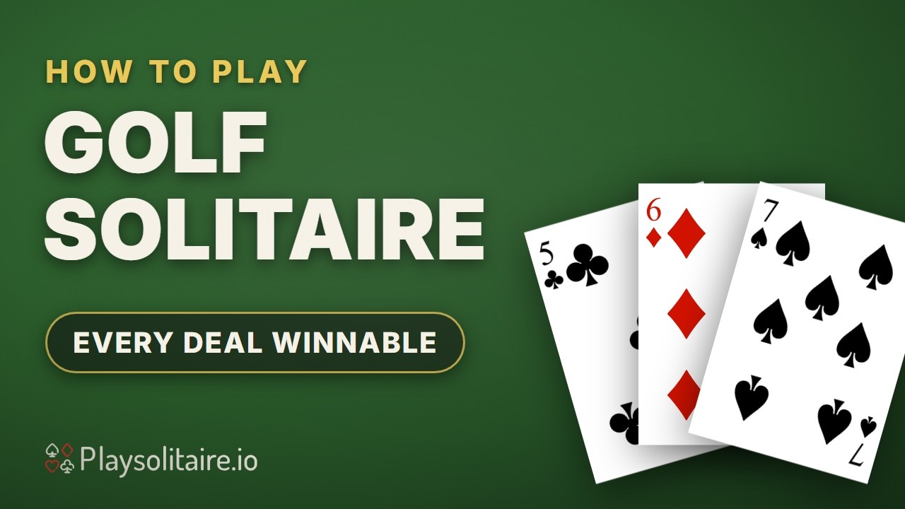 Learn Golf Solitaire in 100 seconds: rules, chains and tips