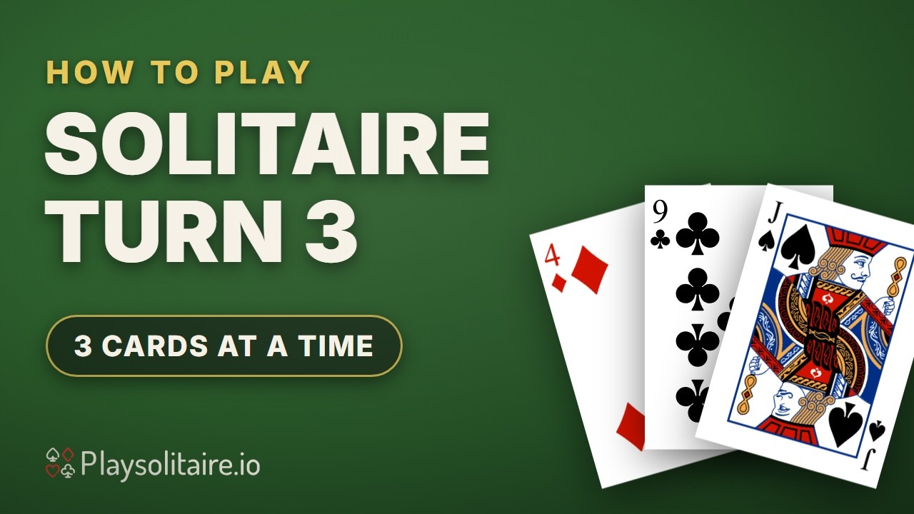 Learn Solitaire Draw 3 in 80 seconds: rules and 5 habits that win